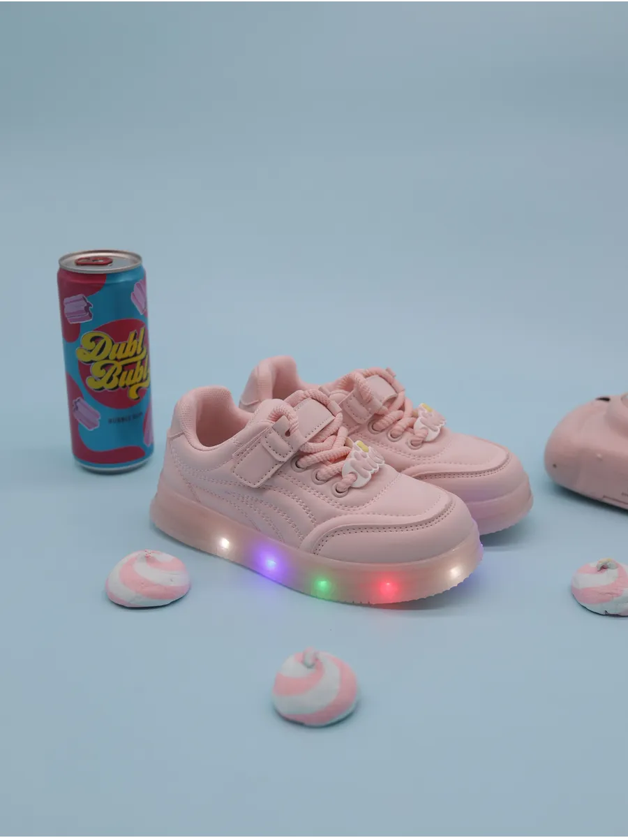 Демисезонные кроссовки детские на платформе