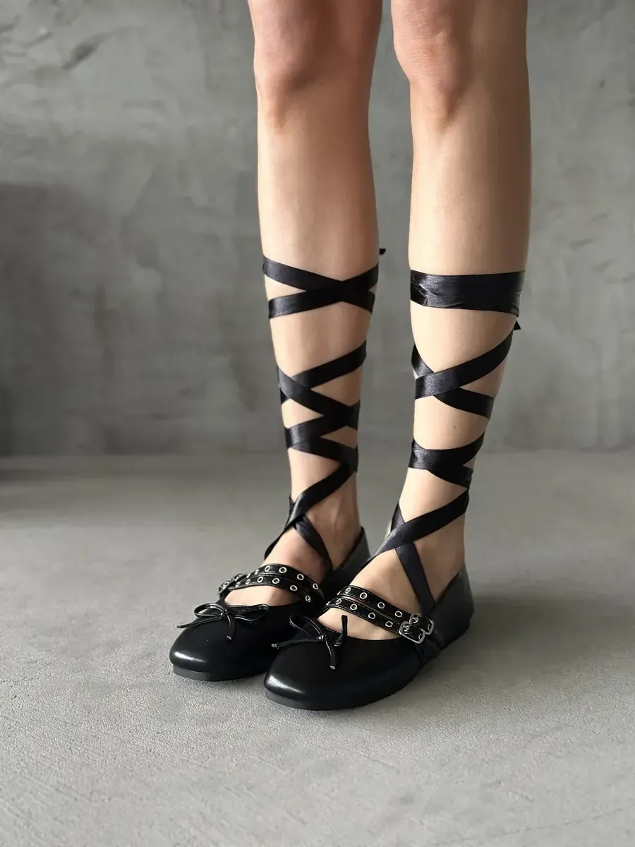 Балетки женские экокожа