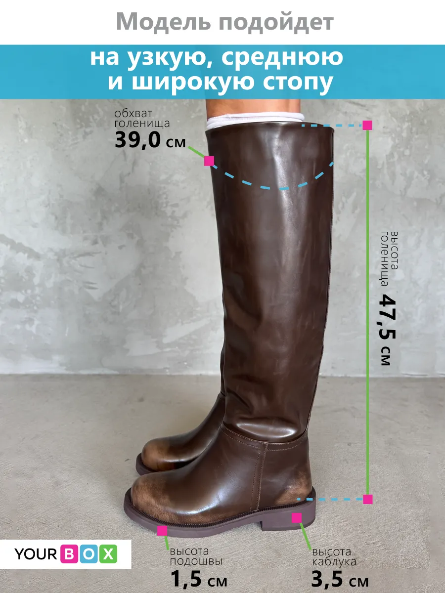 Сапоги женские экокожа шерсть