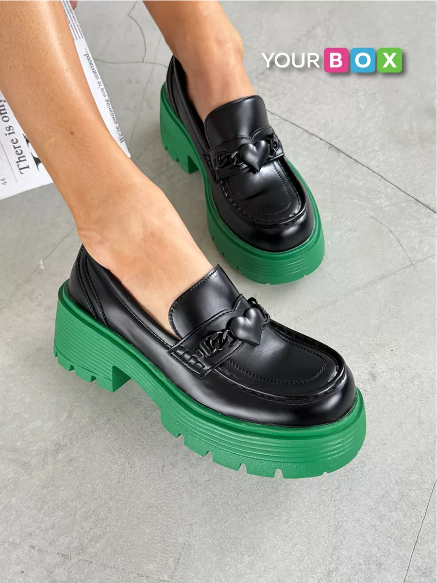 Лоферы женские экокожа