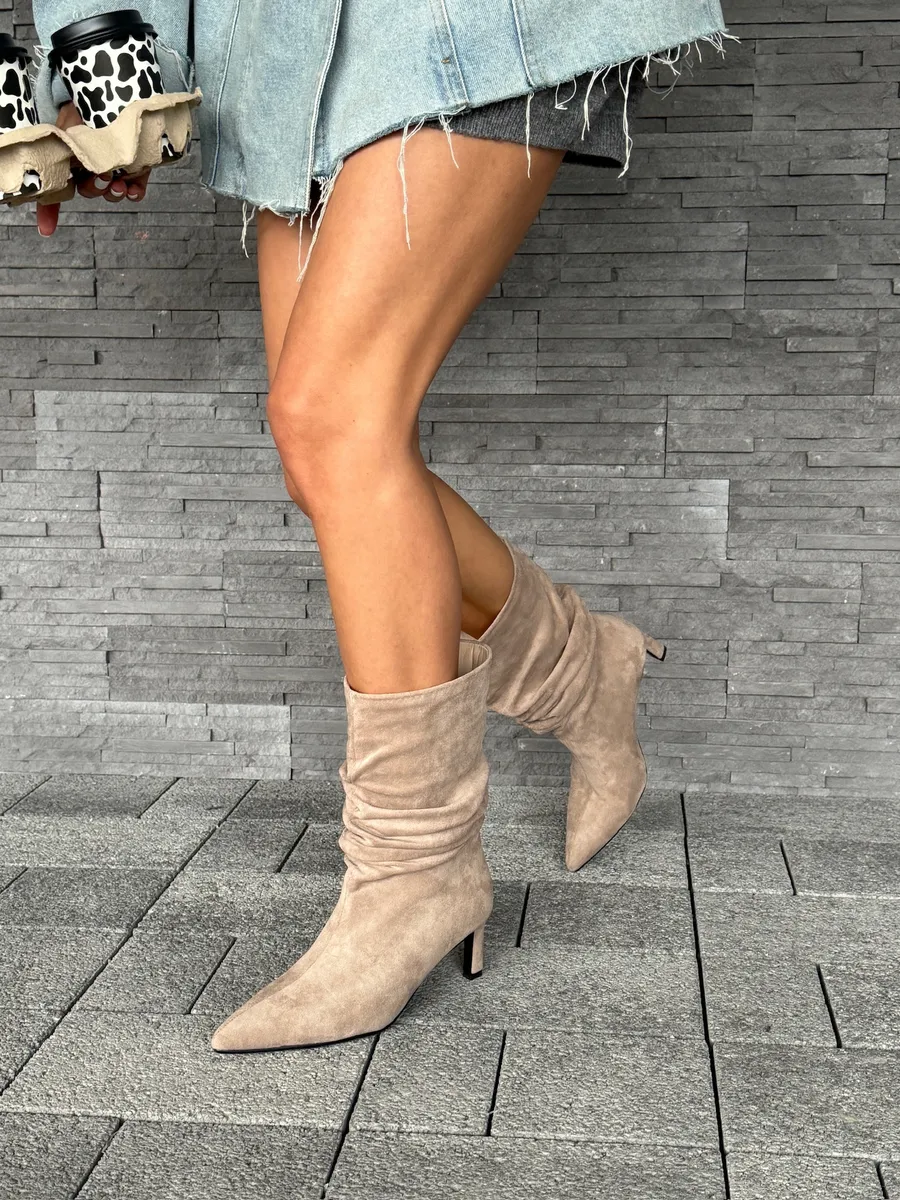 Сапоги женские текстиль