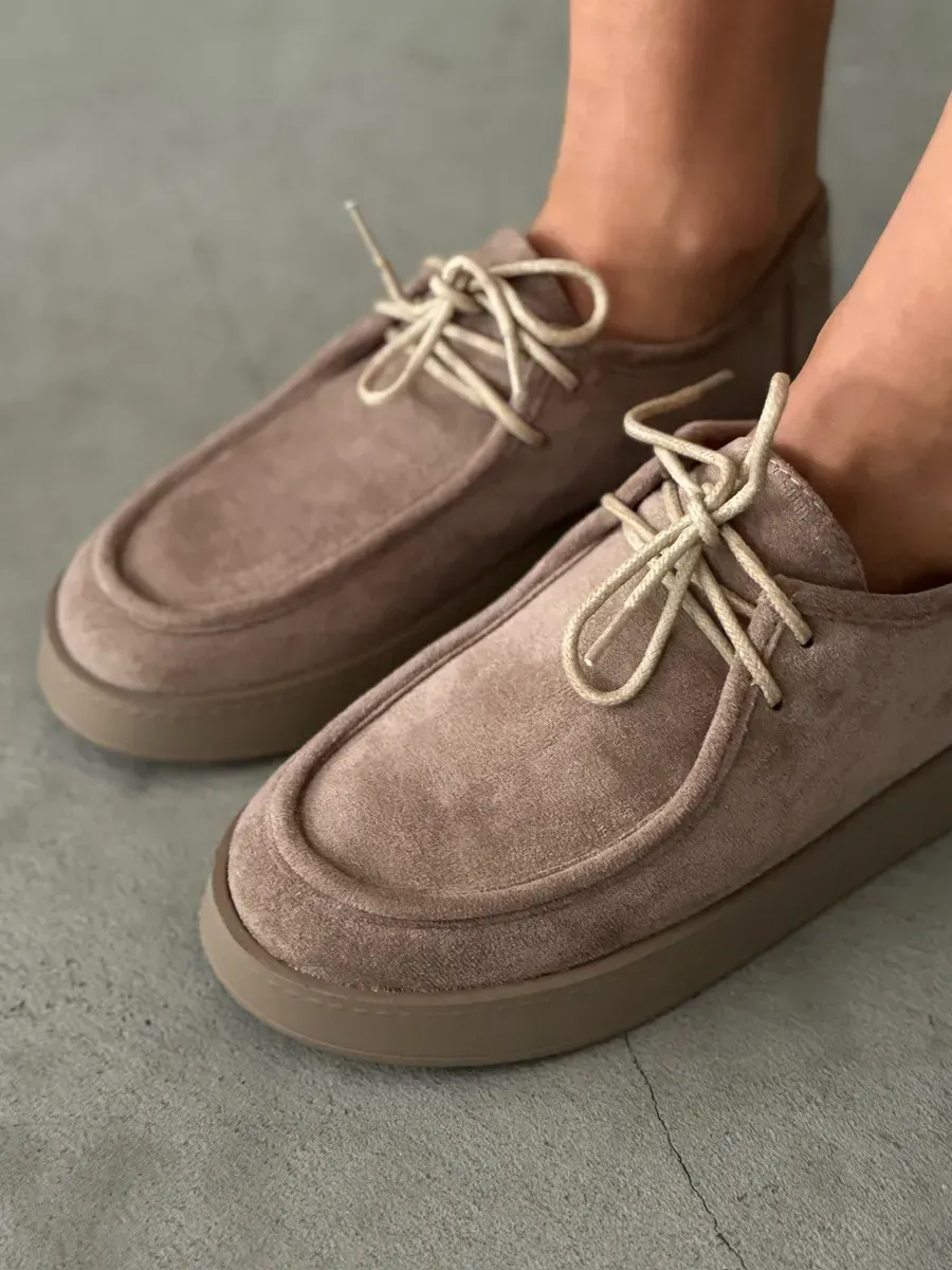 Лоферы женские текстиль