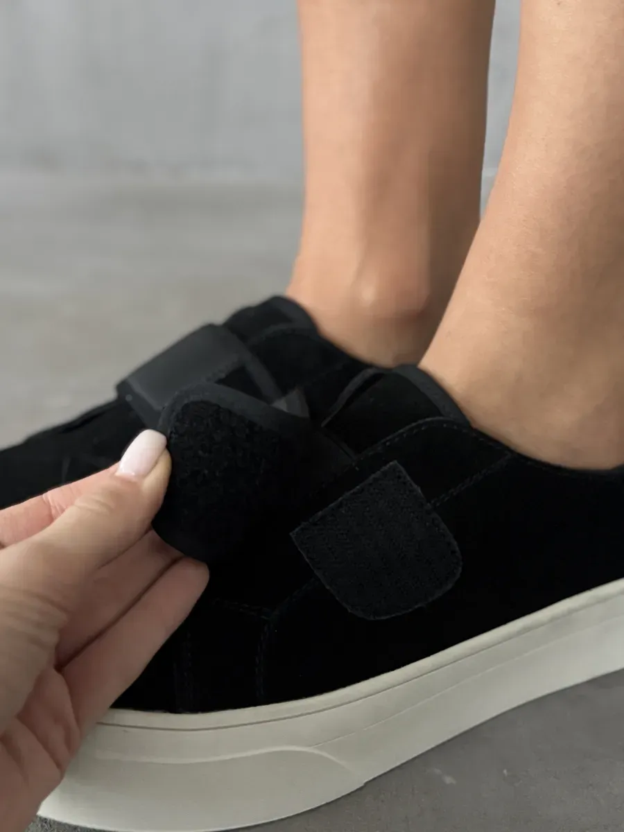 Лоферы женские натуральная замша