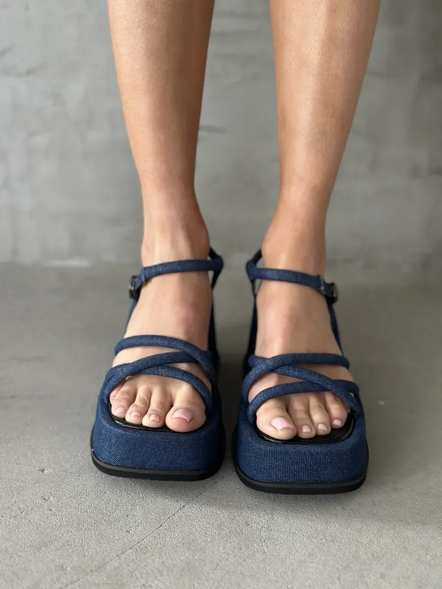 Босоножки женские текстиль