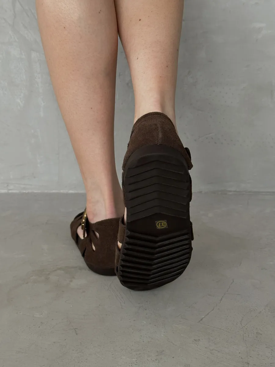 Летние босоножки женские с закрытым носом