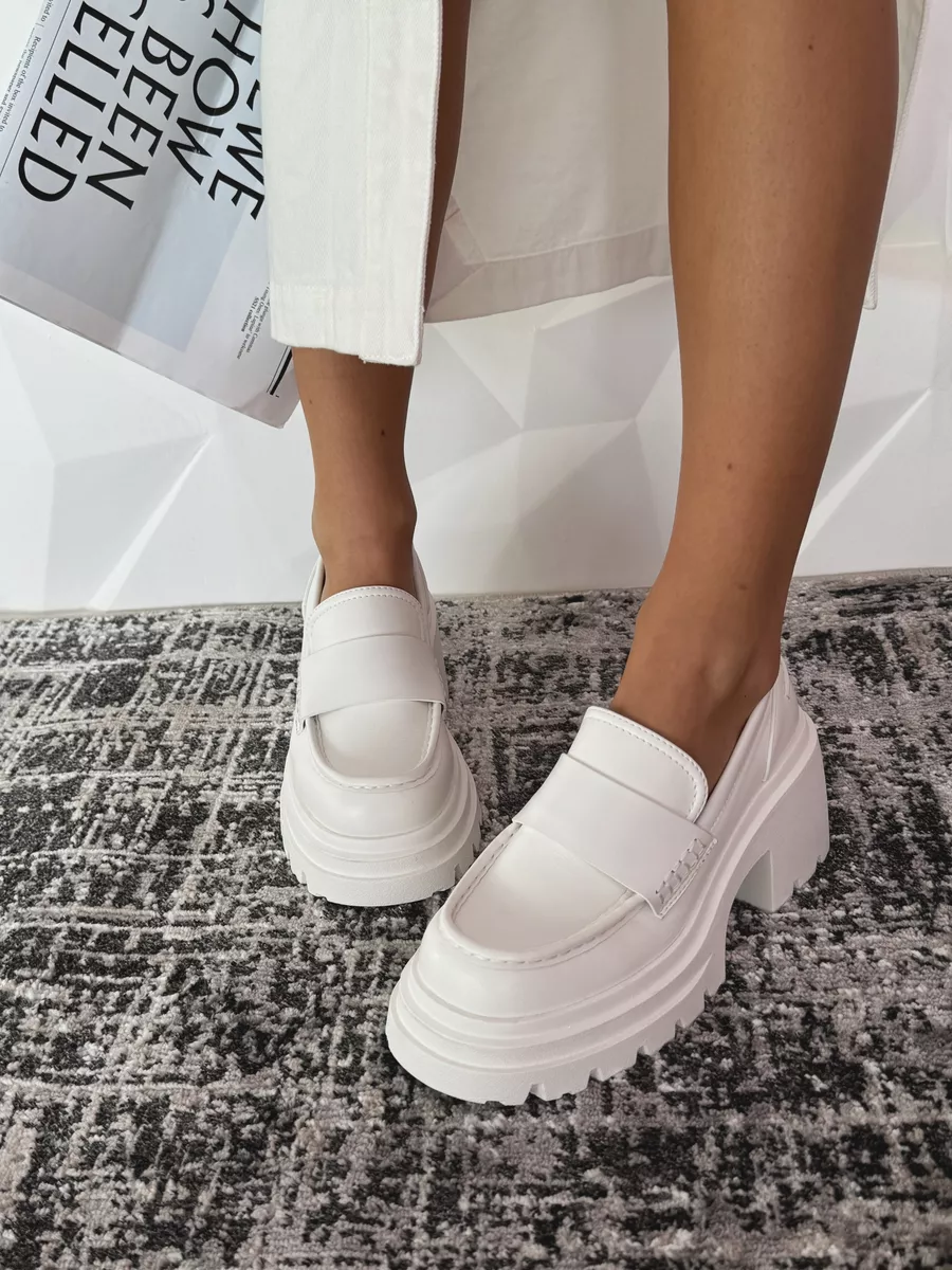 Лоферы женские экокожа