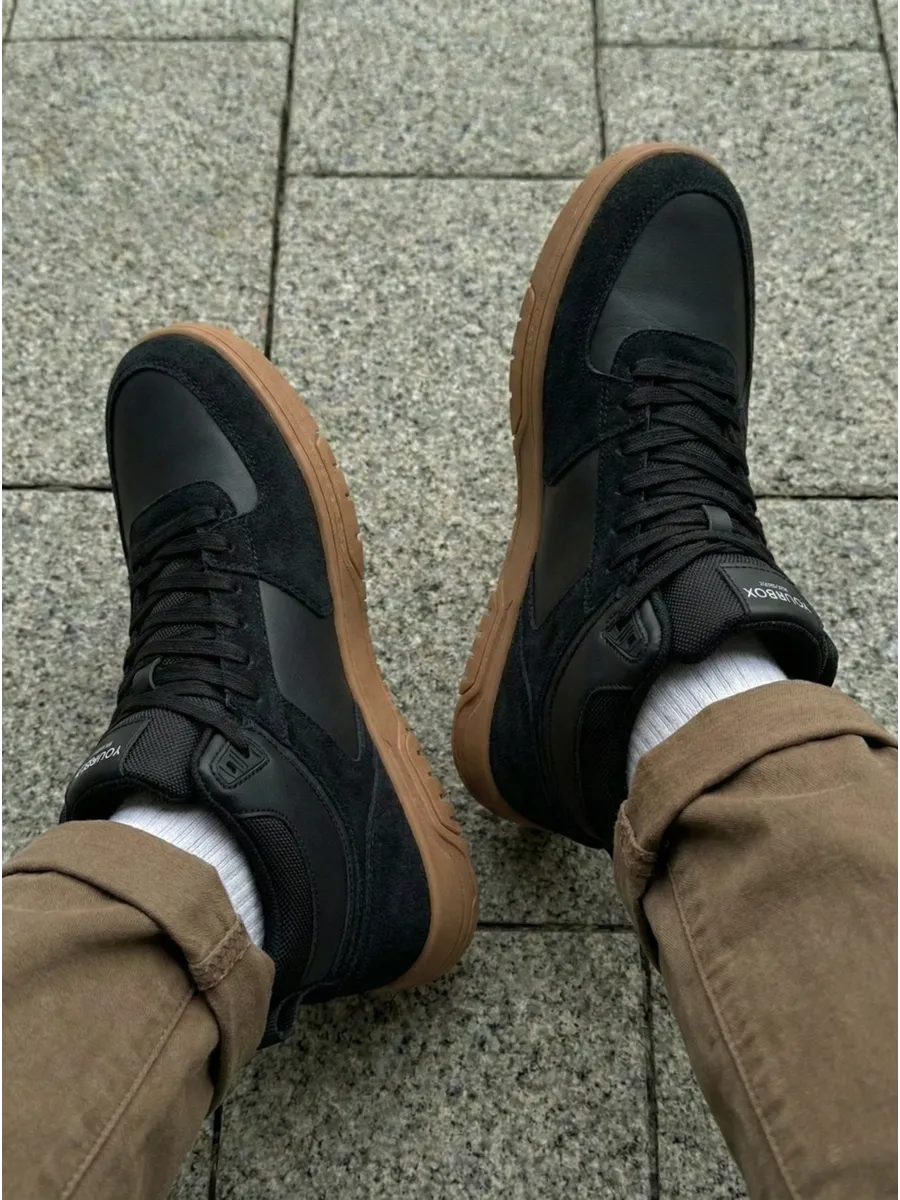 Демисезонные кроссовки мужские высокие кеды