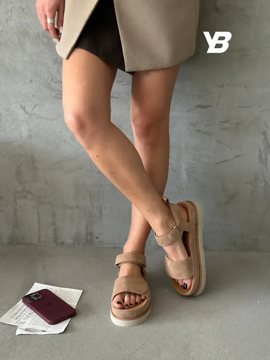 Босоножки женские натуральная замша