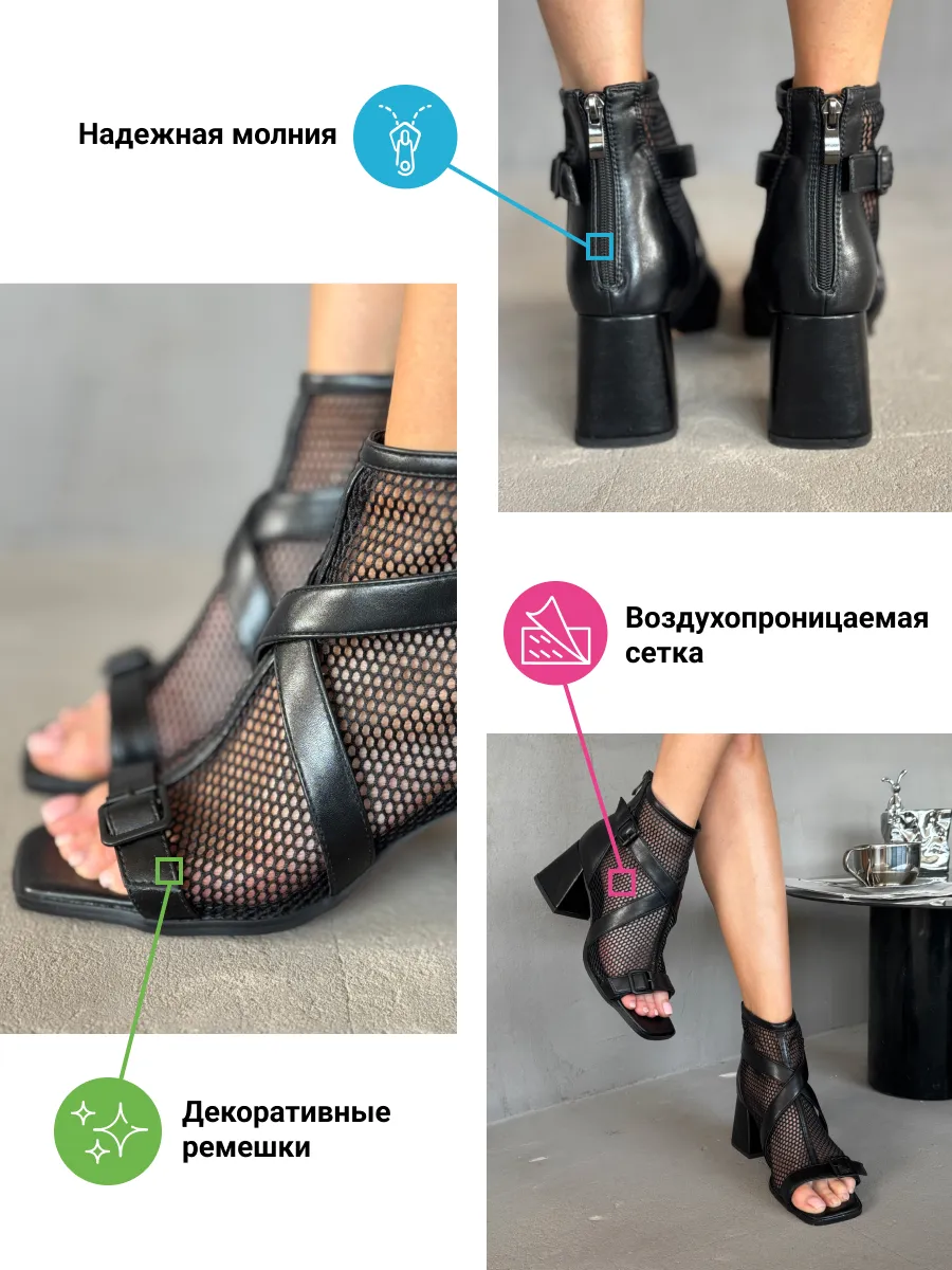 Босоножки женские экокожа