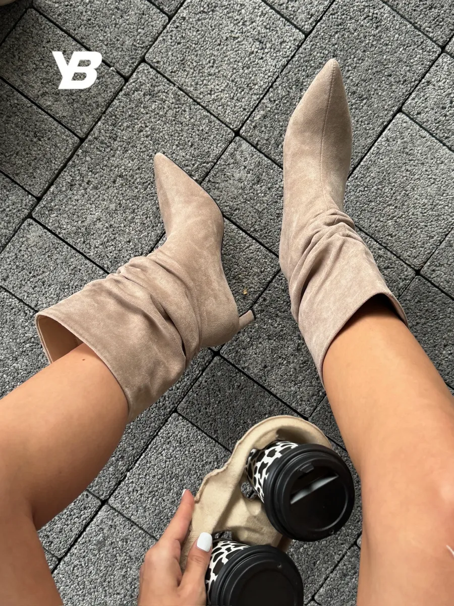 Сапоги женские текстиль