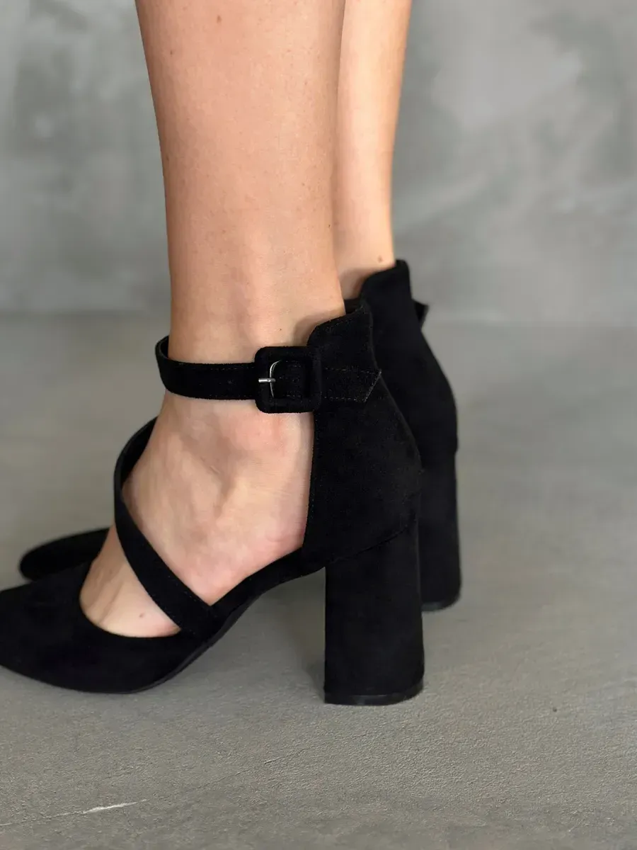 Туфли женские экозамша