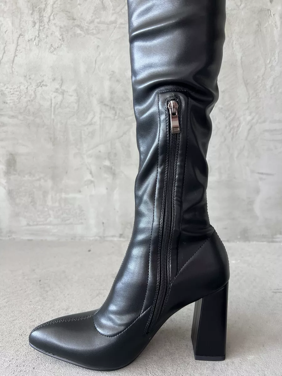 Ботфорты женские экокожа