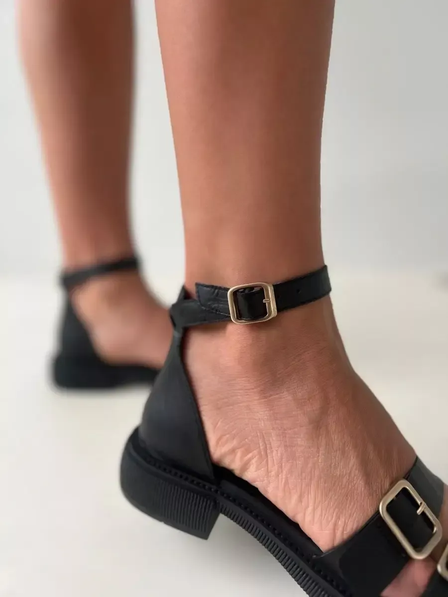 Босонжки женские кожа