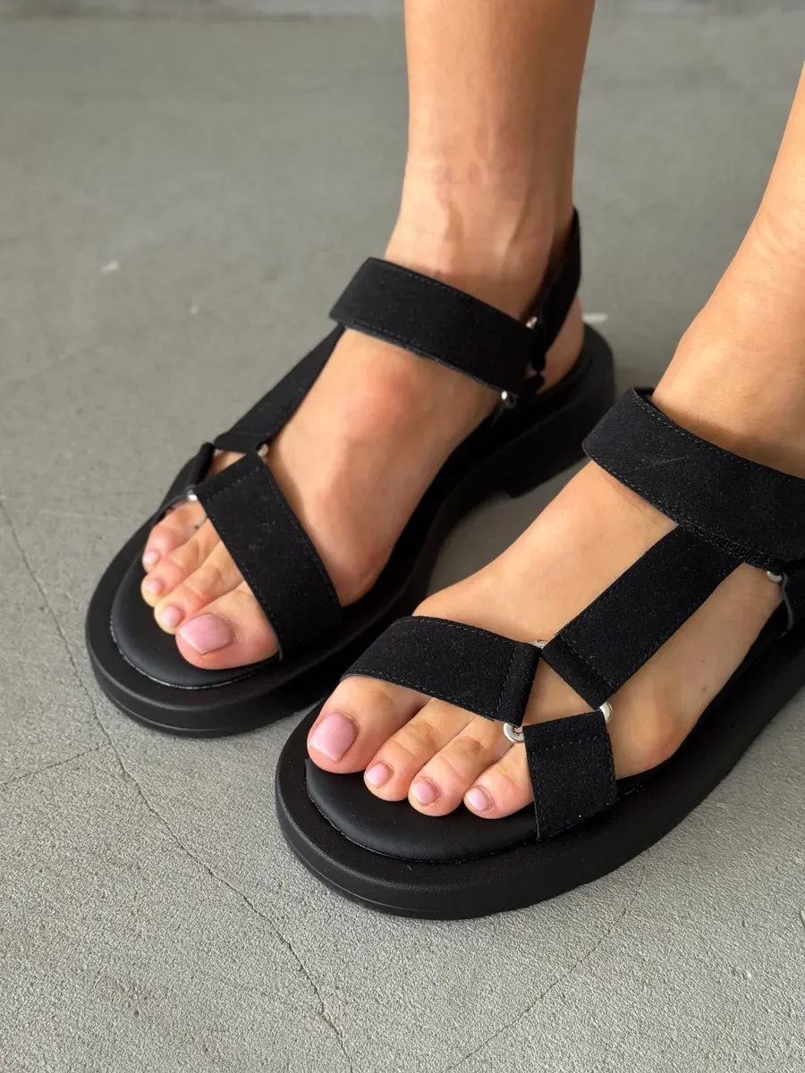 Босоножки женские текстиль