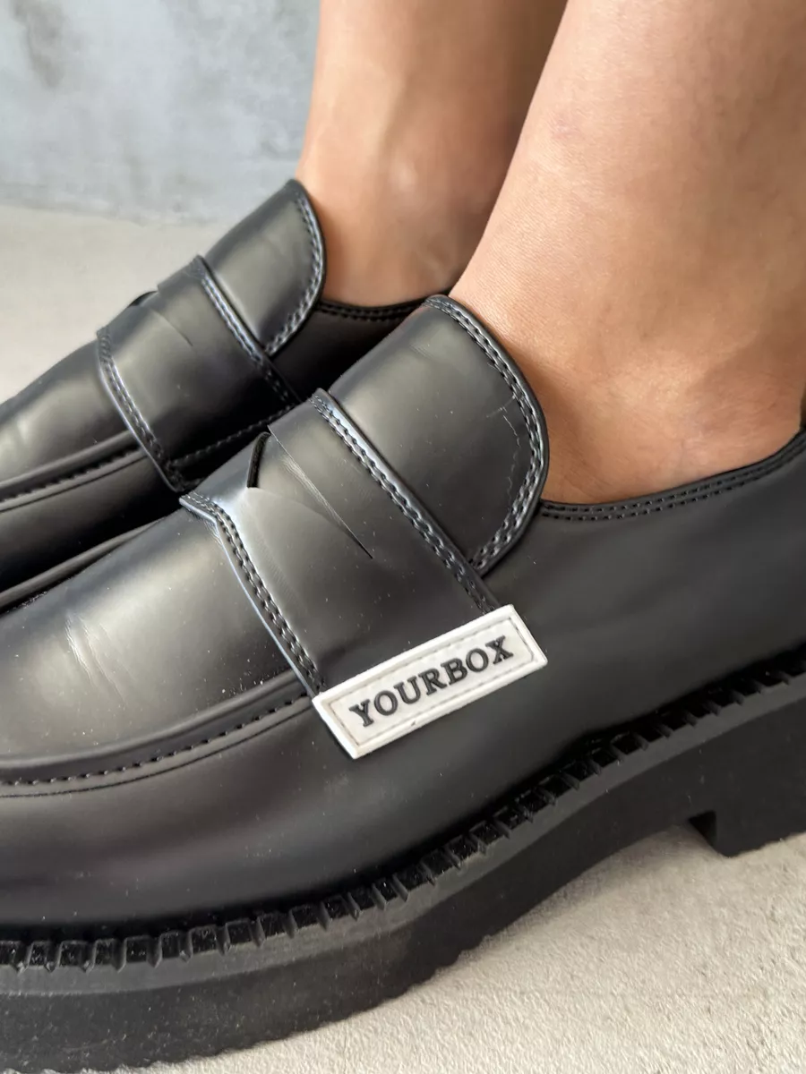 Лоферы женские экококожа