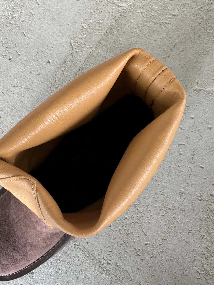 Ботинки женские текстиль шерсть