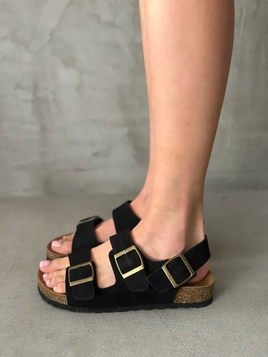 Босоножки женские натуральная замша