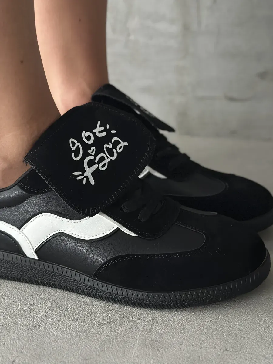 Кеды женские экозамша