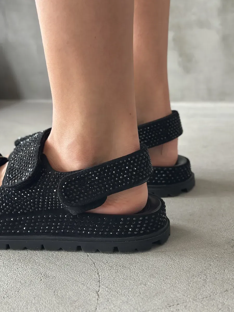 Босоножки женские текстиль