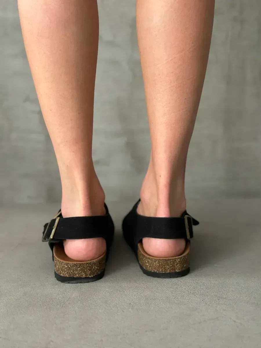 Босоножки женские натуральная замша