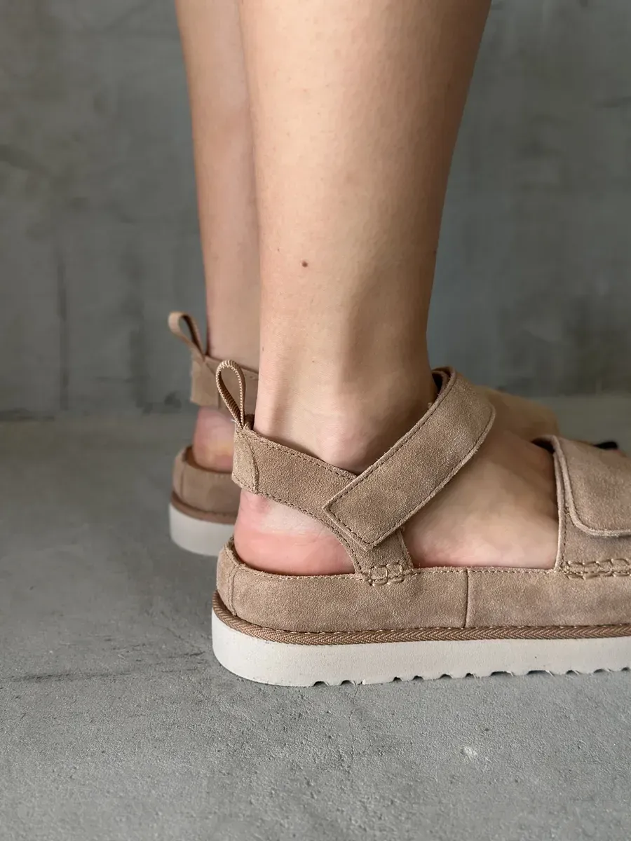 Босоножки женские натуральная замша