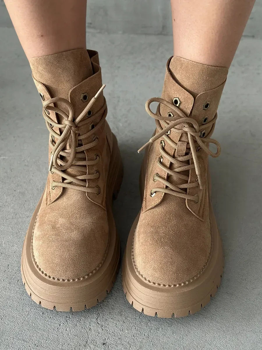 Ботинки женские натуральная замша