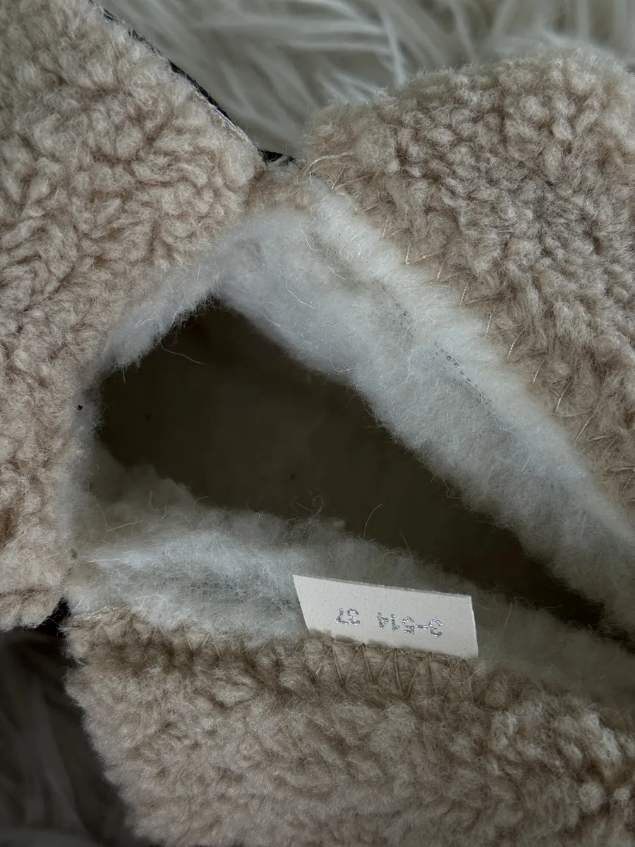 Ботинки женские натуральная замша шерсть