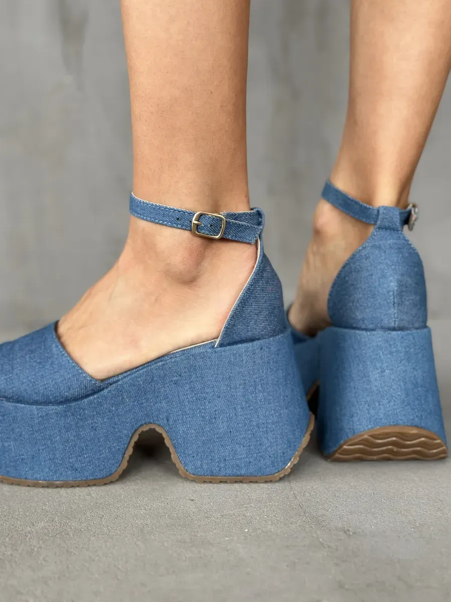 Босоножки женские текстиль