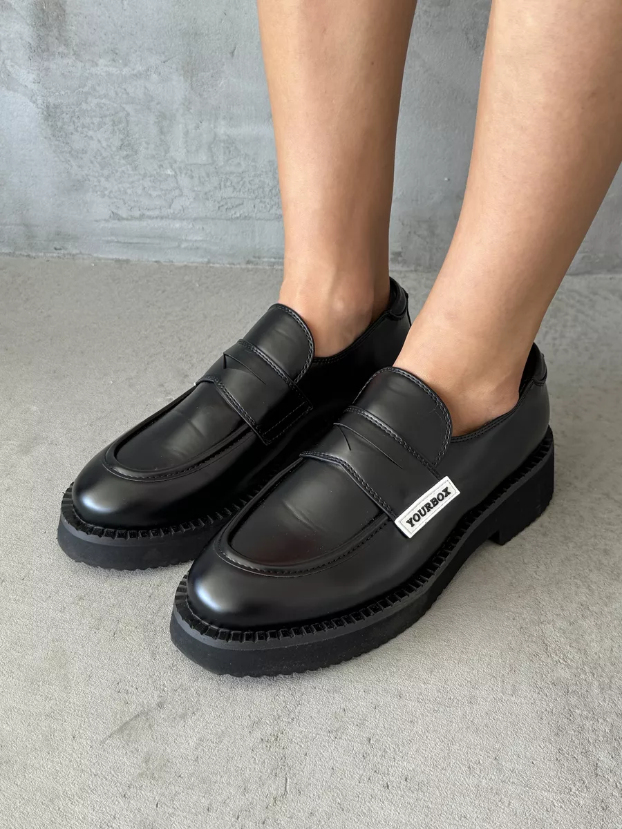 Лоферы женские экококожа