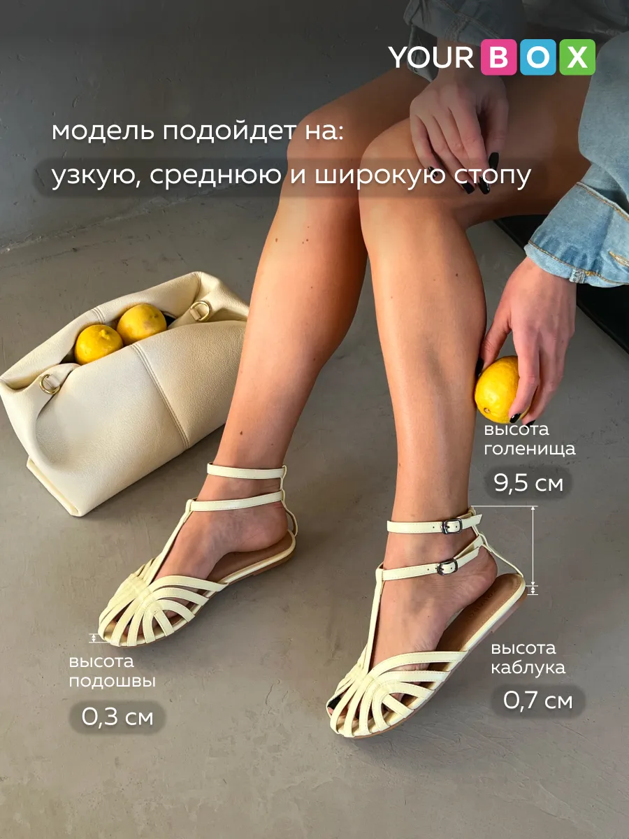 Летние босоножки женские с закрытым носом