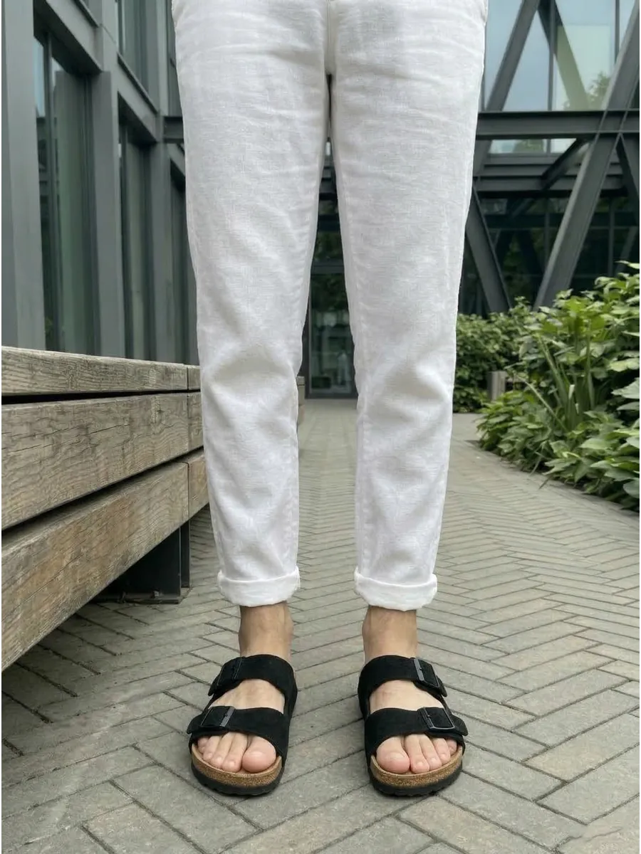 Летние шлепанцы мужские биркенштоки на платформе