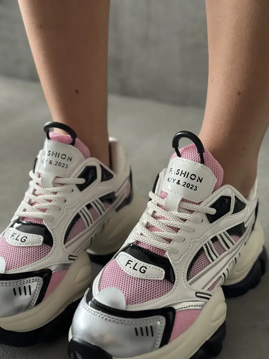 Кроссовки женские экокожа