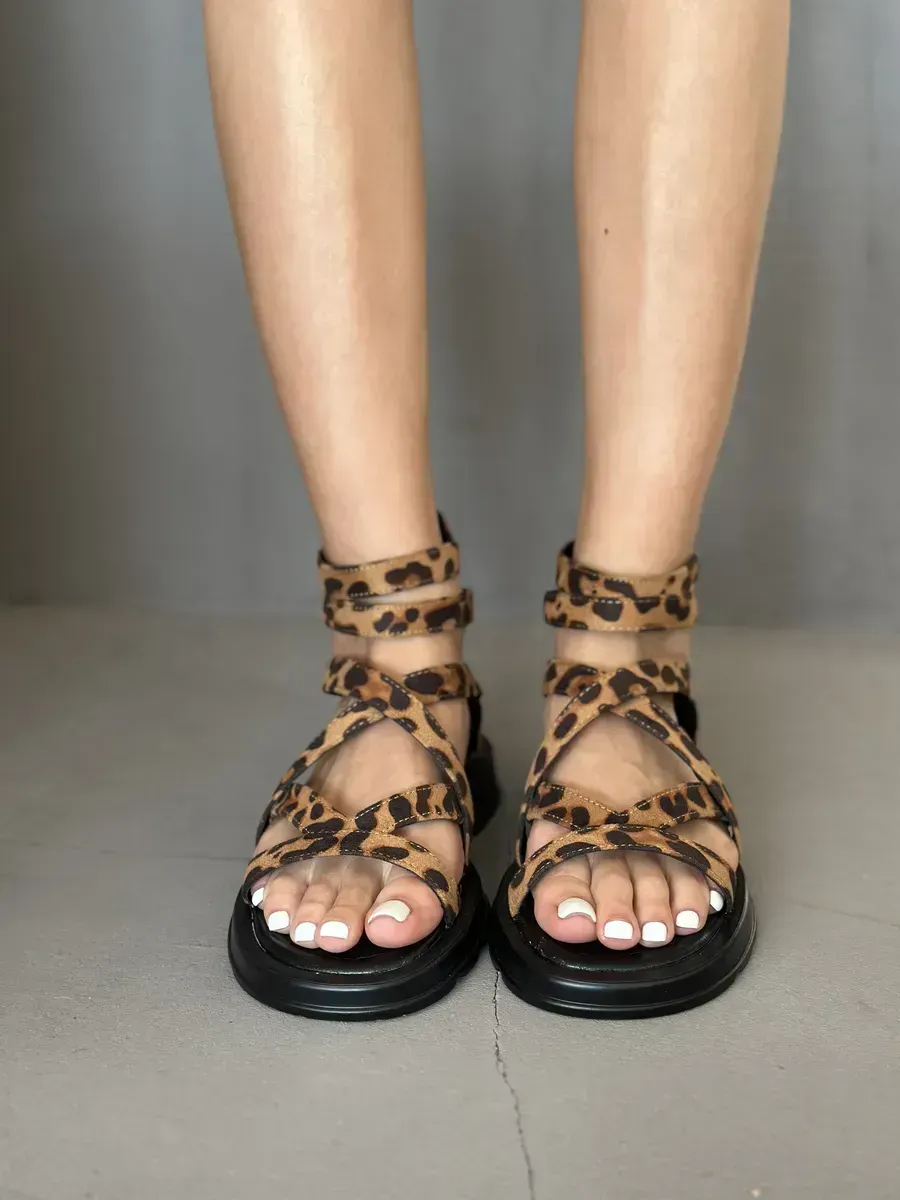 Босоножки женские текстиль