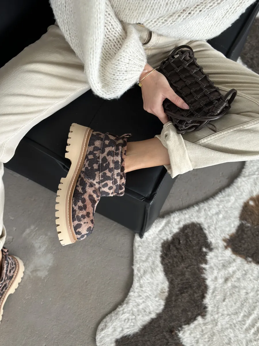 Ботинки женские экомех шерсть