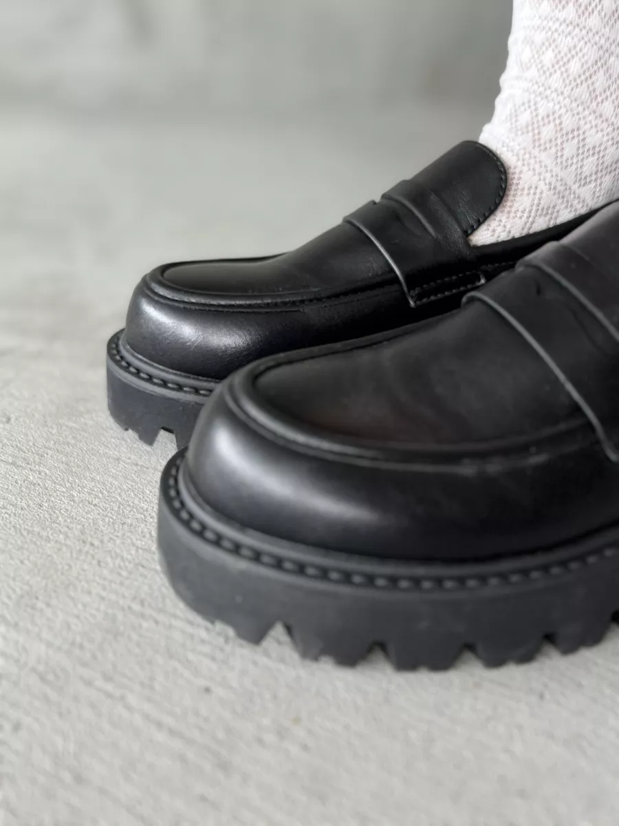 Лоферы женские экокожа