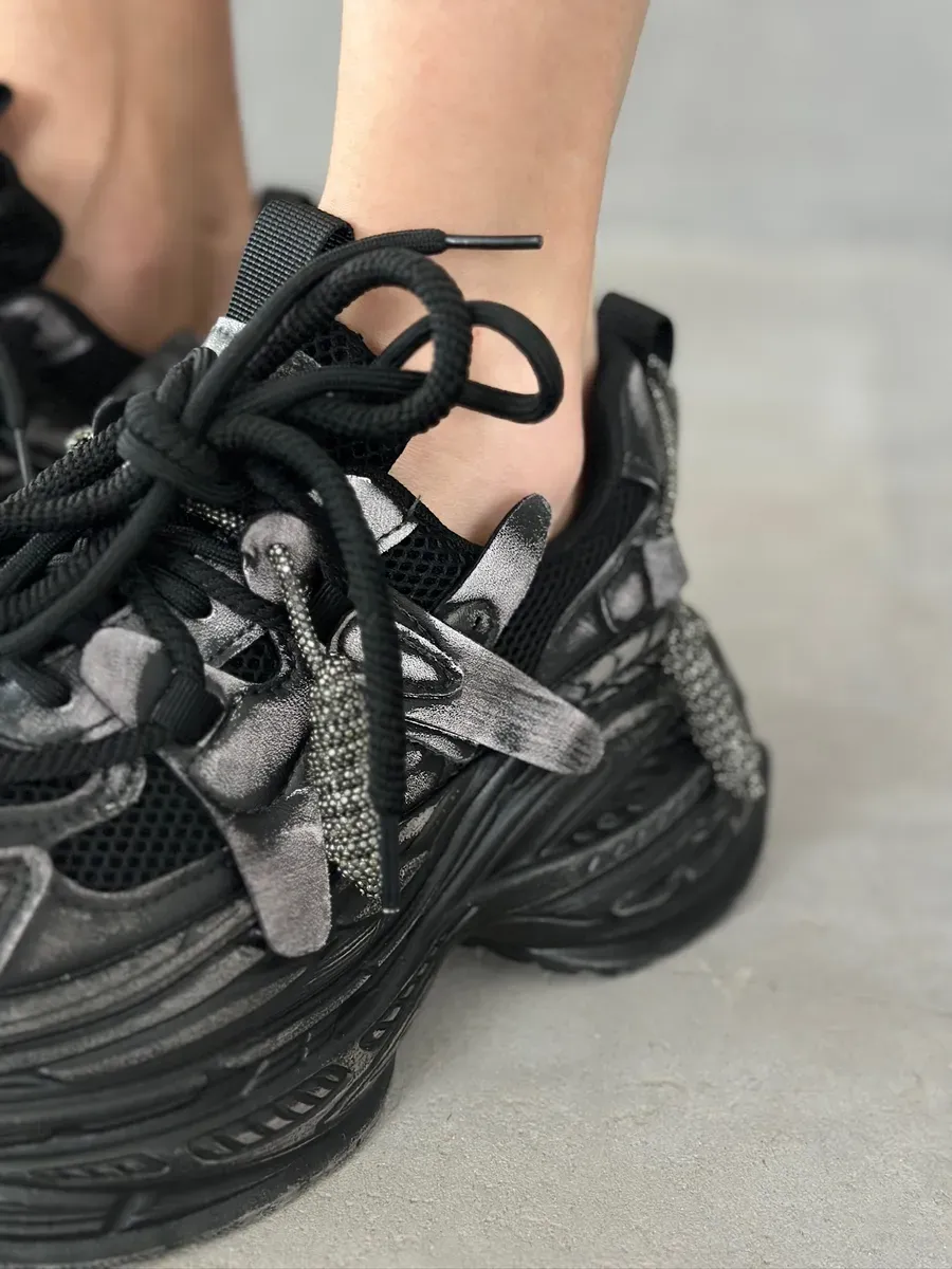 Кроссовки женские экокожа