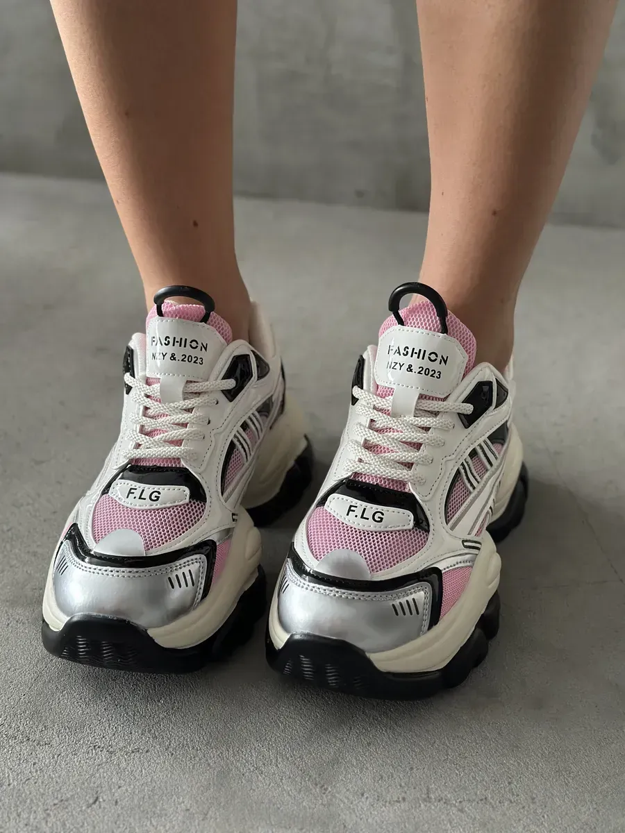 Кроссовки женские экокожа