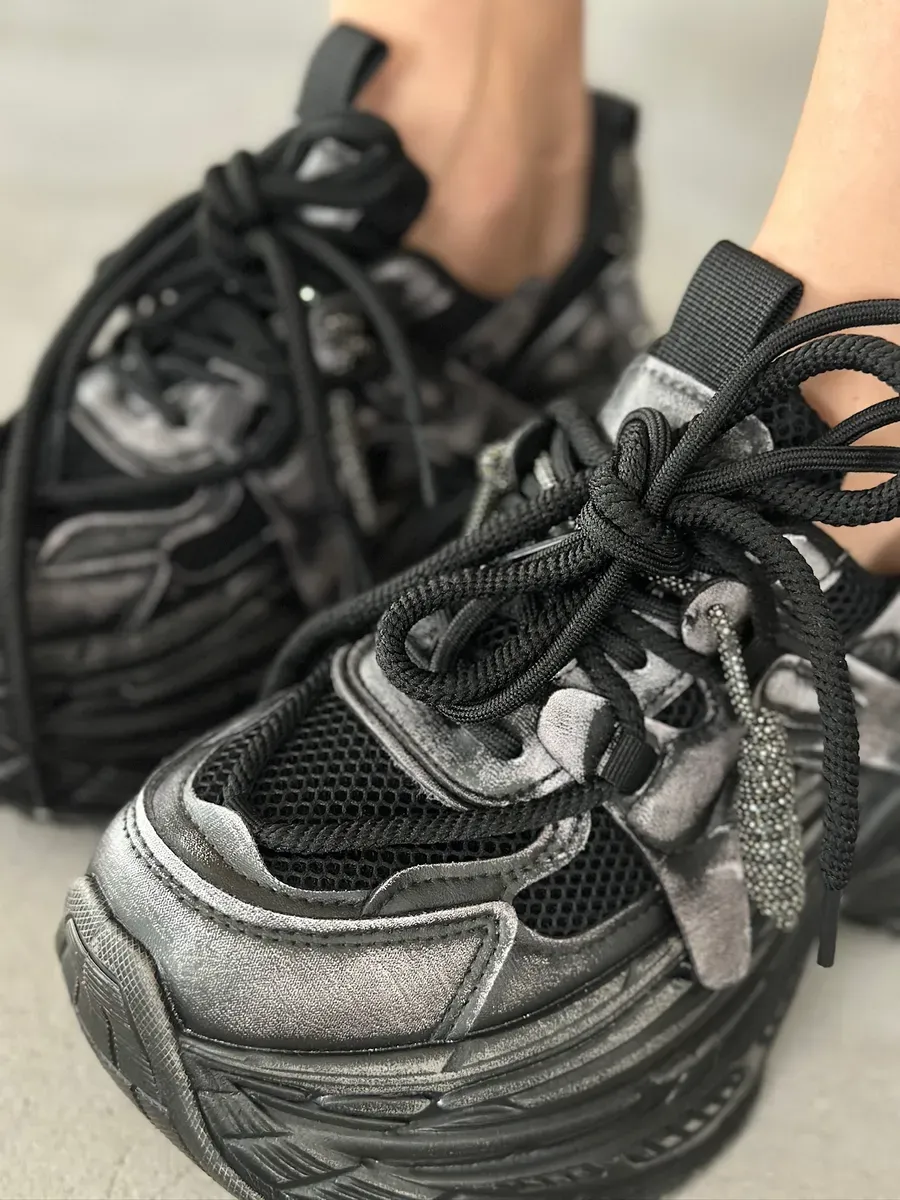 Кроссовки женские экокожа