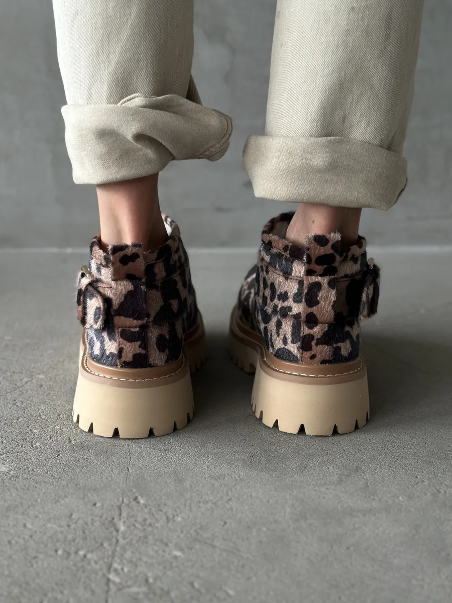 Ботинки женские экомех шерсть