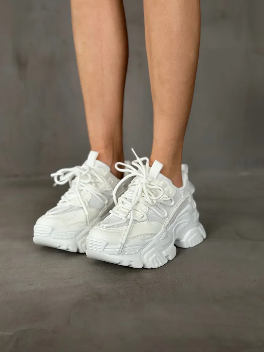 Кроссовки женские экокожа