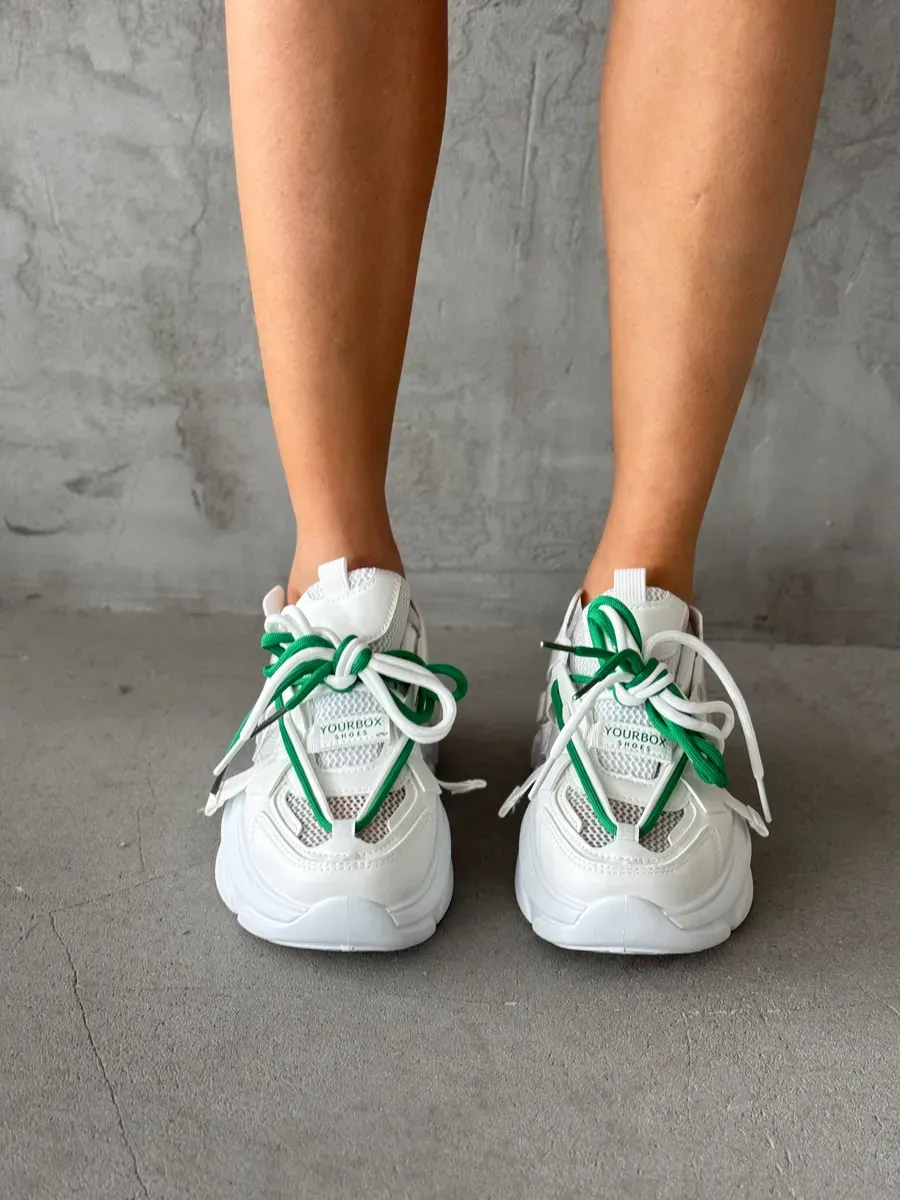 Кроссовки женские экокожа