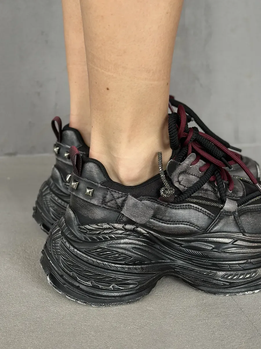 Кроссовки женские экокожа