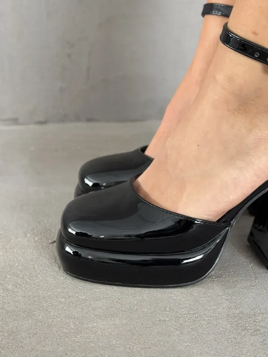 Туфли женские экокожа лак