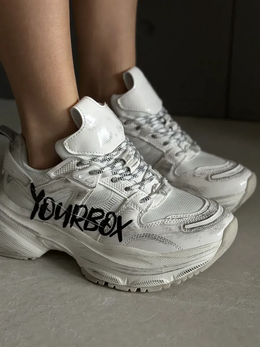 Кроссовки женские экокожа