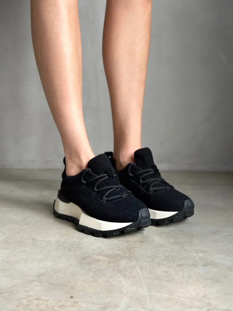 Кроссовки женские экозамша