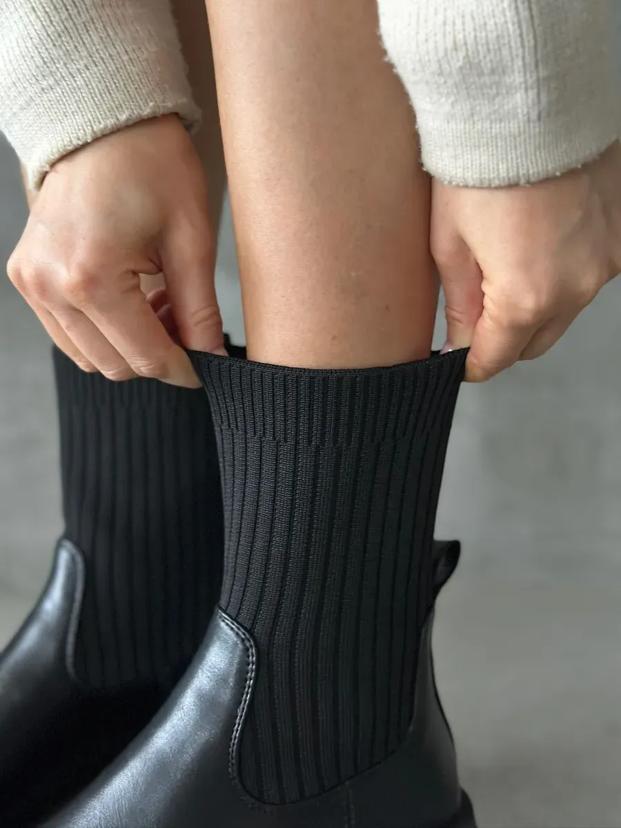 Ботинки женские экокожа