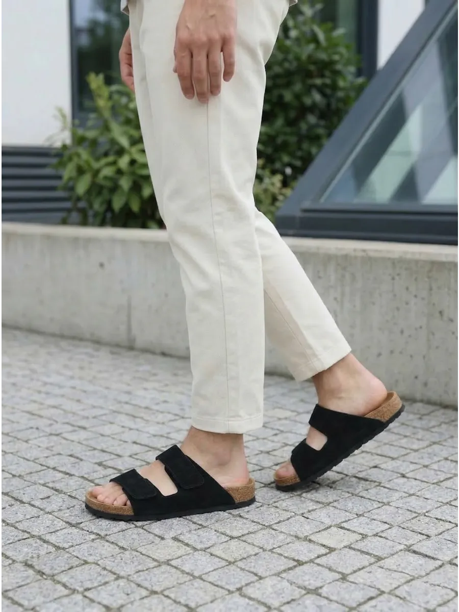 Летние шлепанцы мужские биркенштоки на платформе