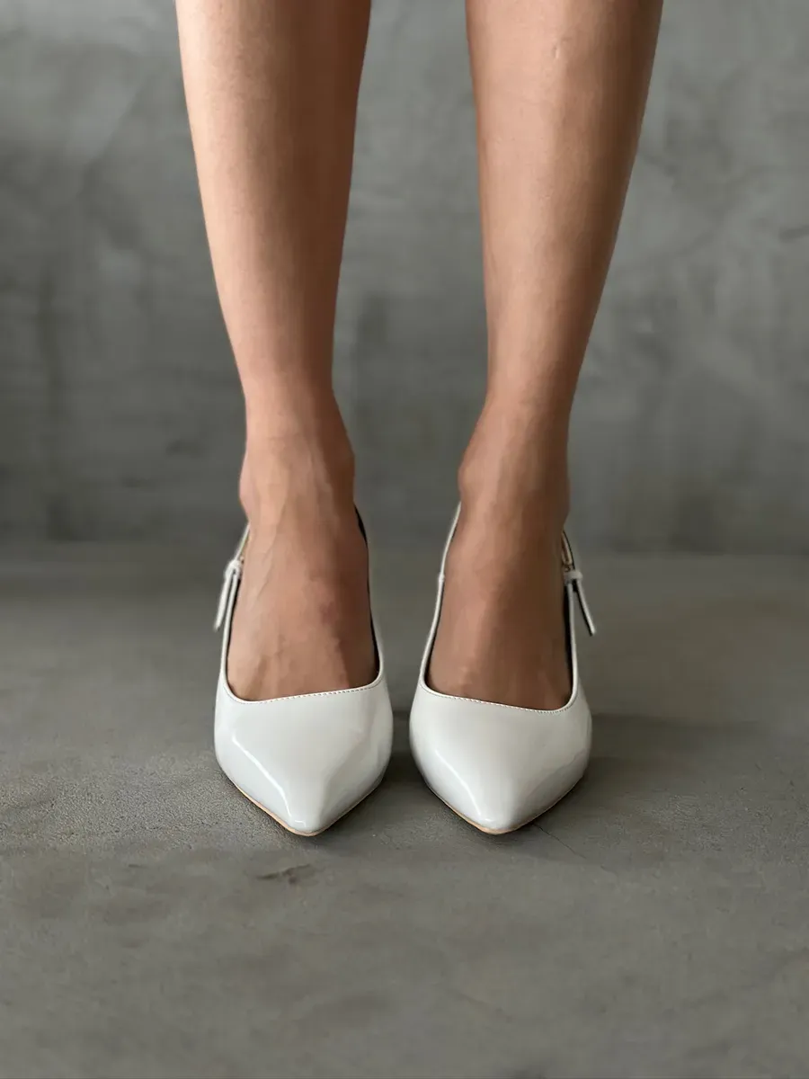 Туфли женские экокожа лак