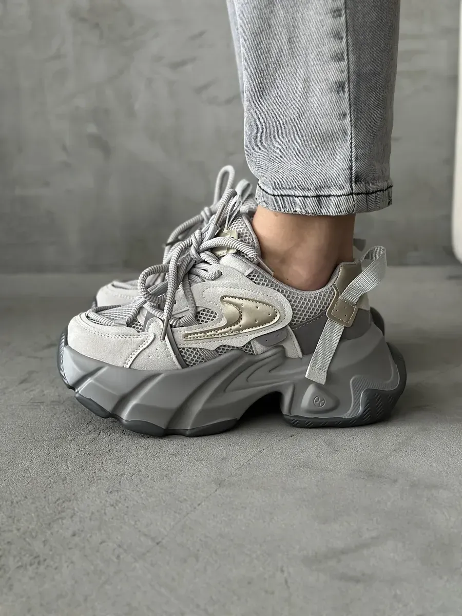 Кроссовки женские экокожа