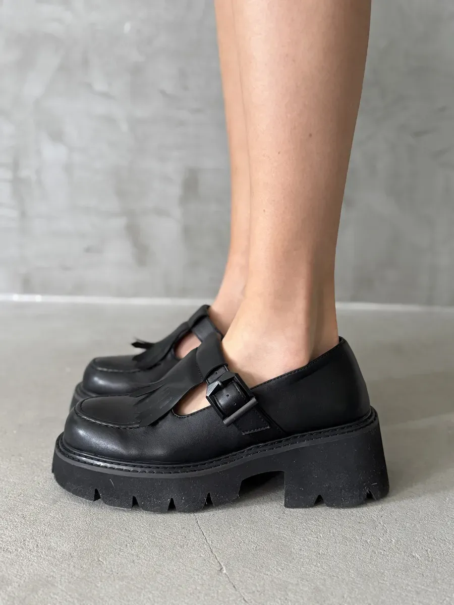 Лоферы женские экокожа